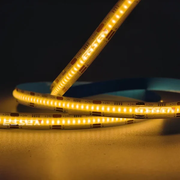 COB Dotless Dotless Tunable alb LED Strip lumina albă