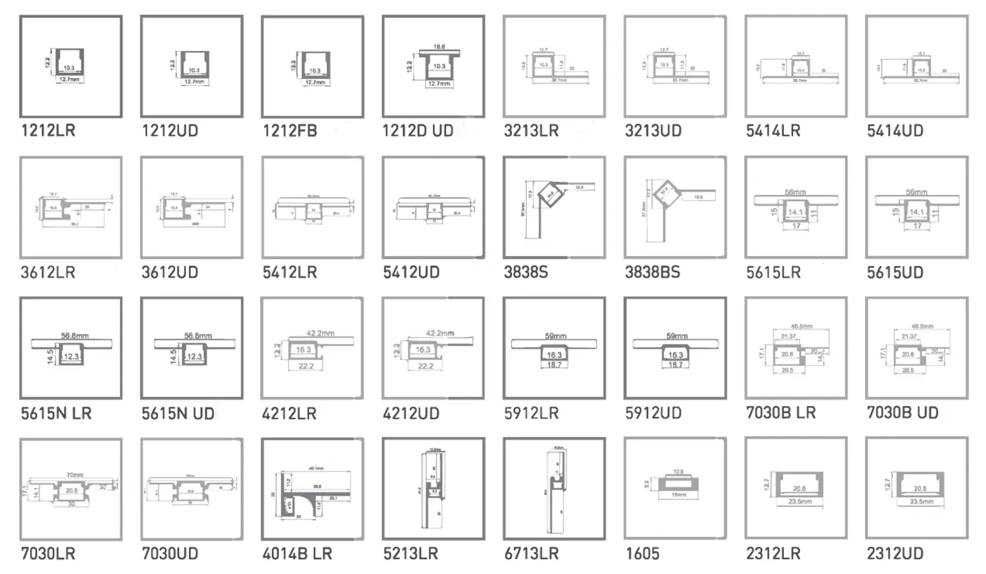 Bending LED Light Extrusions