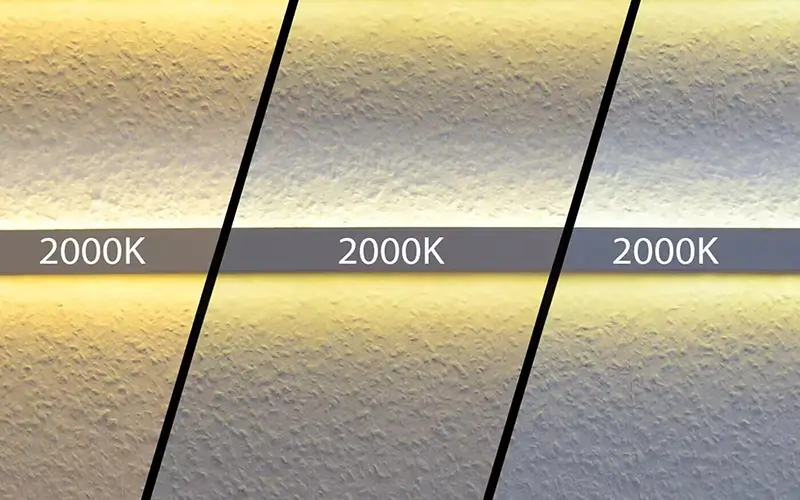 Sådan undgår du forskel i farvetemperatur på LED-lysstrimler