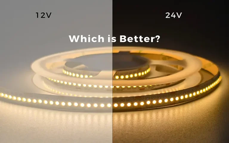 Fita LED de 12V ou 24V, qual é a melhor