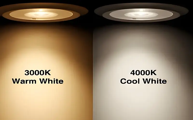 Fitas LED de 4000K vs. 3000K