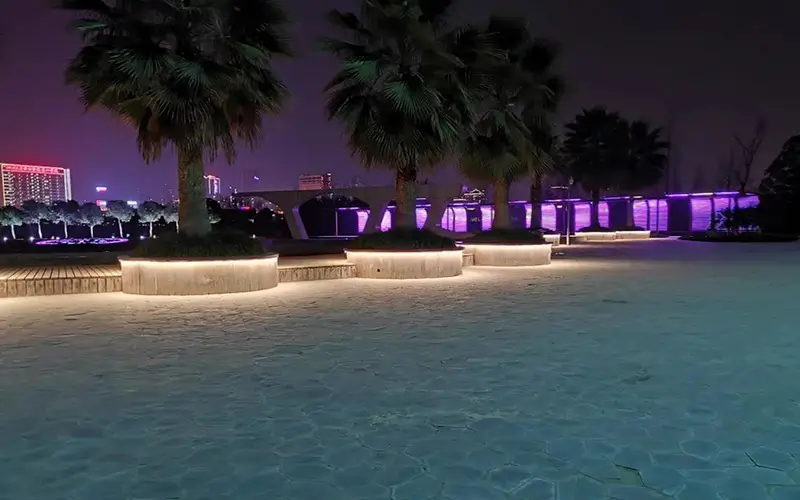 Beach outdoor light strip