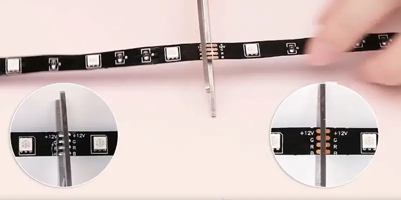 How to cut LED strip lights