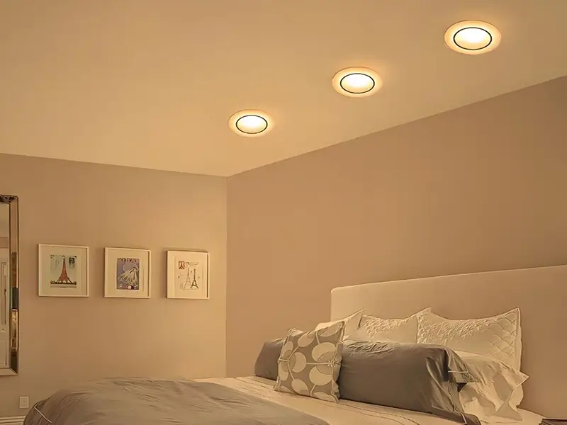 LED-downlights til soveværelset