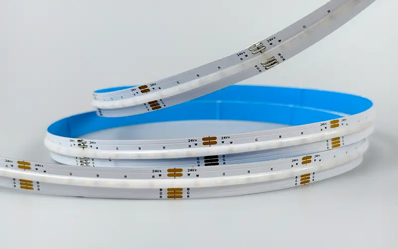 COB RGBW LED-strip lys 24V